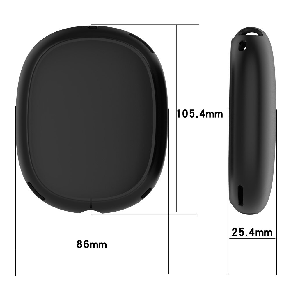 Cover in silicone AirPods Max 2 nero