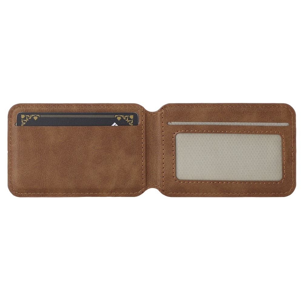 Porta carte RFID MagSafe con supporto cognac