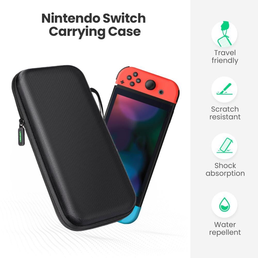 Custodia di stoccaggio compatta per Nintendo Switch OLED, nero