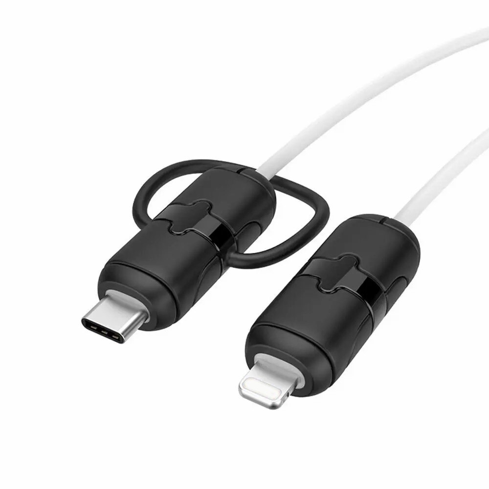 Protezione del cavo per cavo USB-C a Lightning, nero