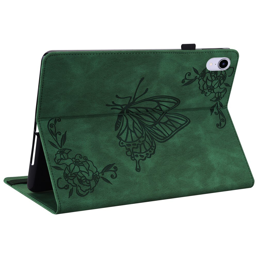 Custodia in pelle con farfalla Apple iPad Mini 6th Gen (2021) verde