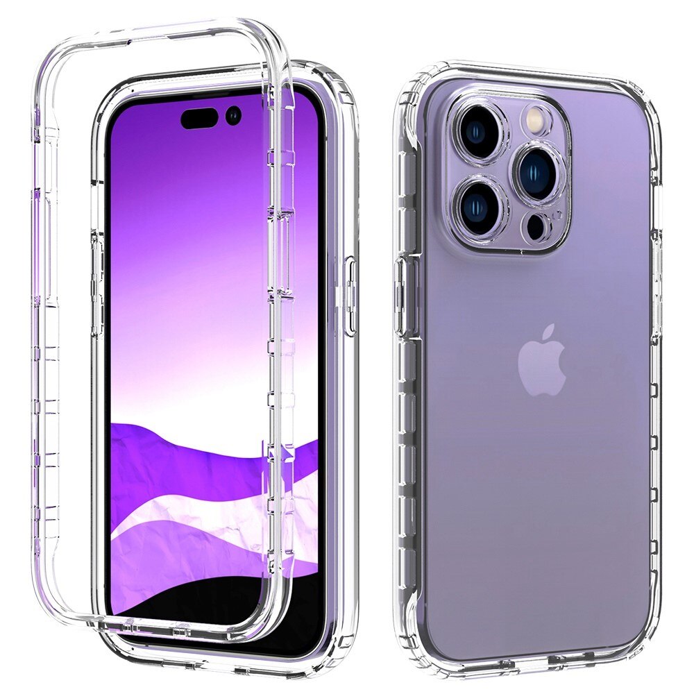 Cover protezione totale iPhone 14 Pro Trasparente