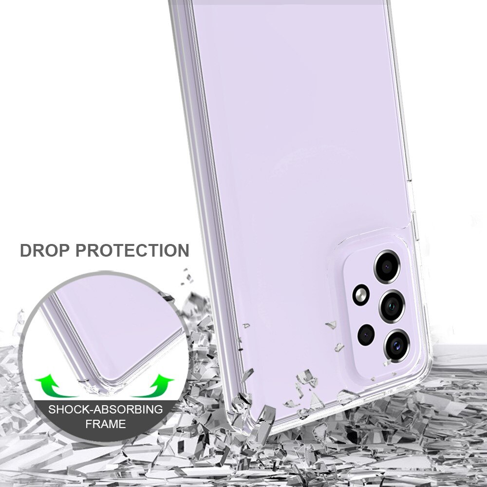 Cover ibrido Crystal Hybrid per Samsung Galaxy A33, trasparente