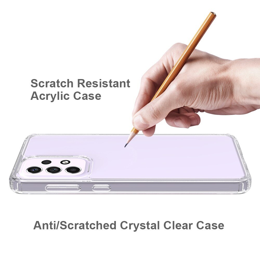 Cover ibrido Crystal Hybrid per Samsung Galaxy A33, trasparente