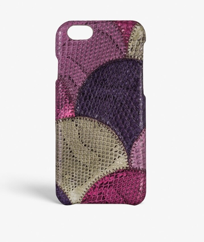 Cover iPhone 6/6S Real Water Snake Squama Violetta