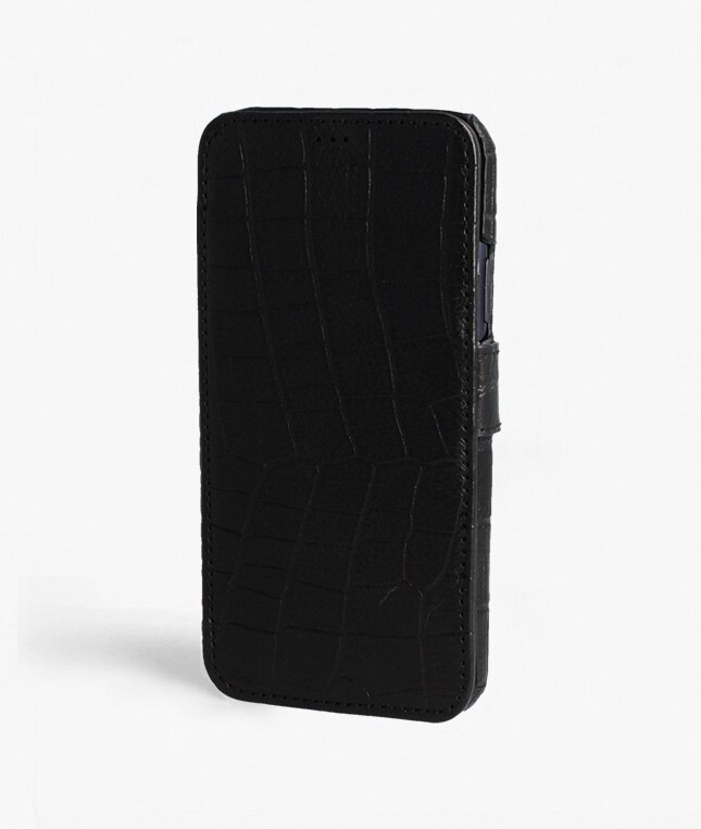 Cover portafoglio iPhone 11 Pro Max Lizard Black