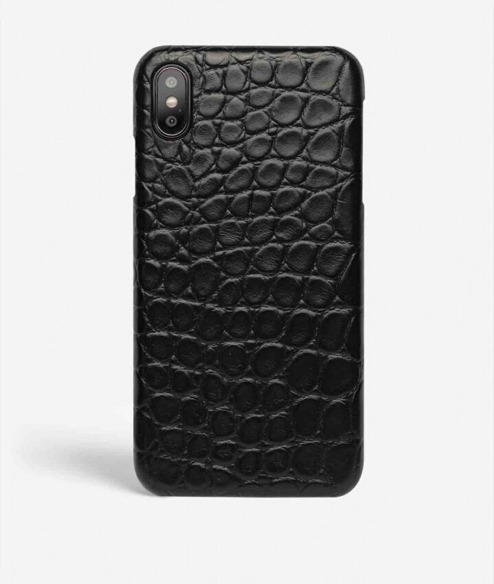 Cover iPhone Xs Max Small Croco Black