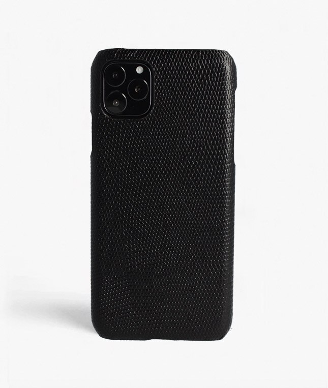 Cover iPhone 11 Pro Max Lizard Nero