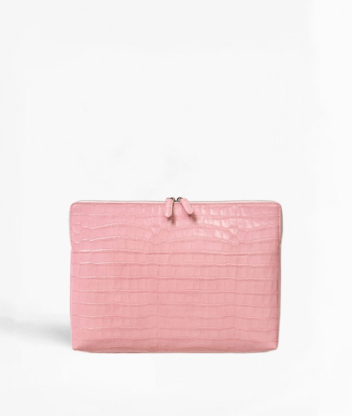 Borsa per laptop 15" Croco Pink