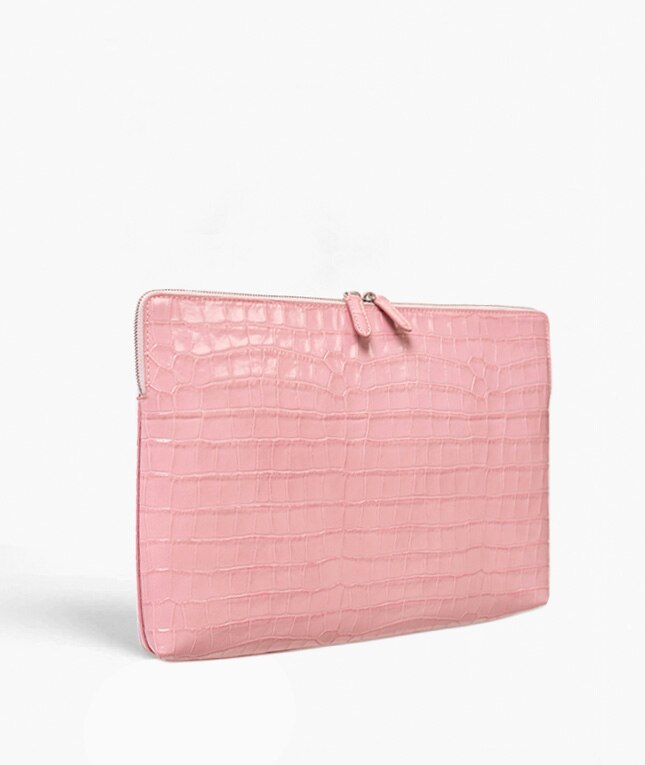 Borsa per laptop 15" Croco Pink