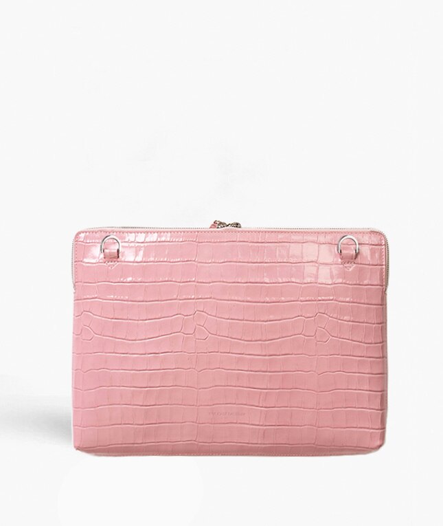 Borsa per laptop 15" Croco Pink