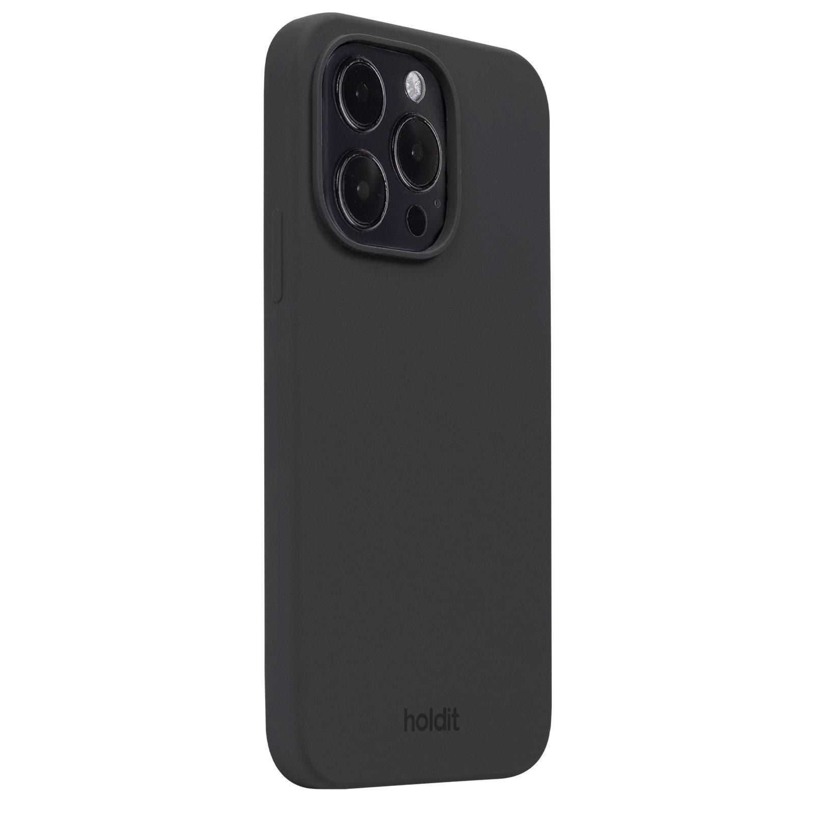 Cover in silicone per iPhone 16 Pro Max Black