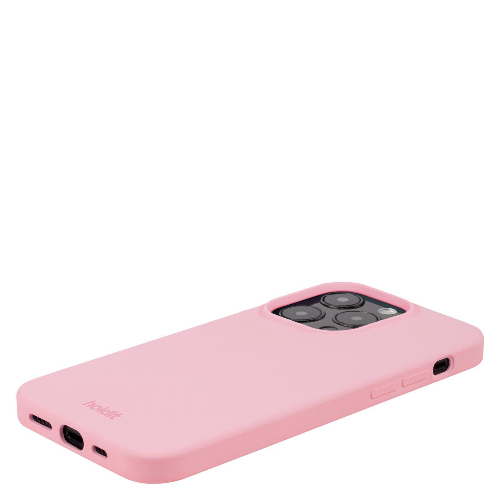 Cover in silicone per iPhone 15 Pro Pink