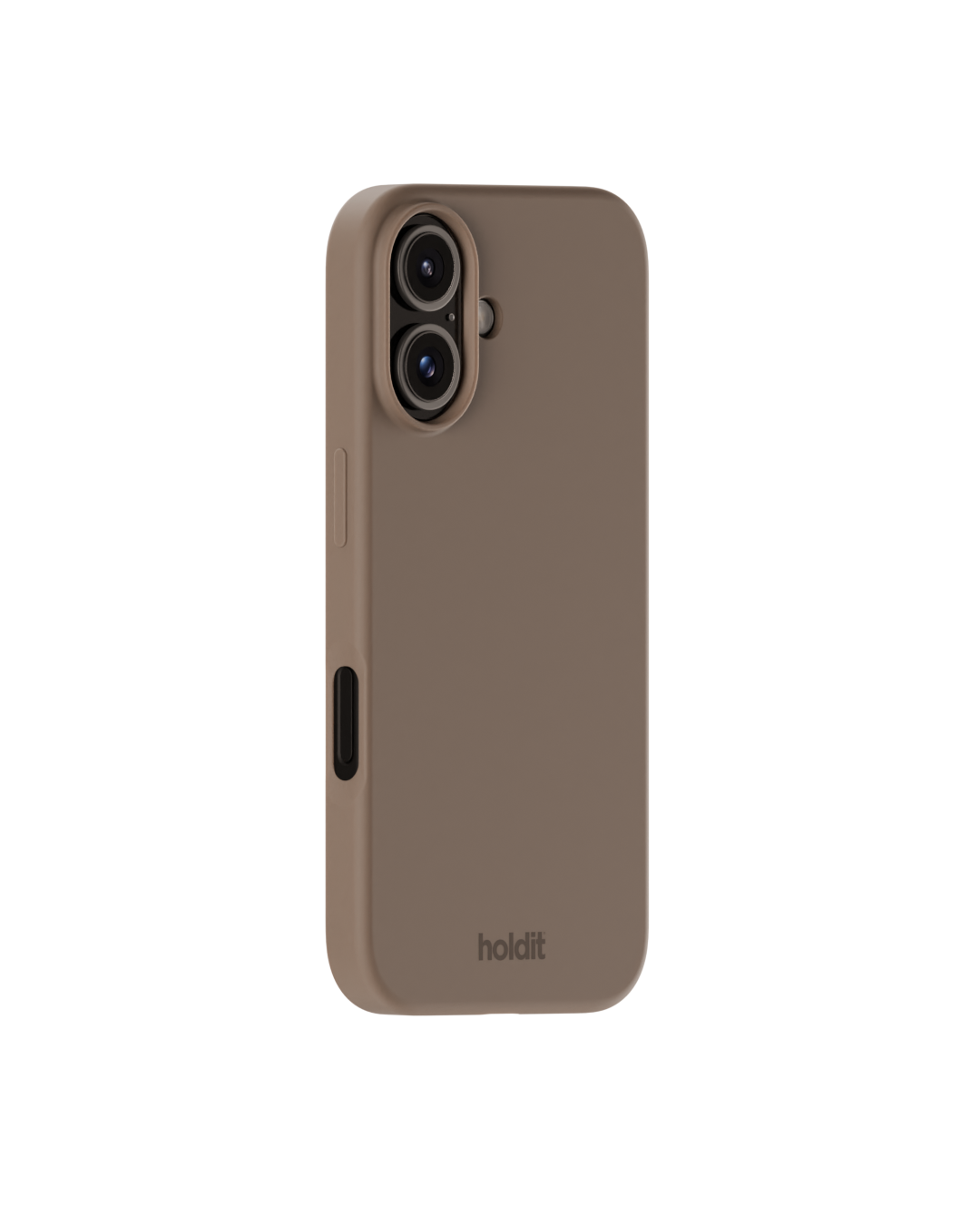 Cover in silicone per iPhone 16 Mocha Brown