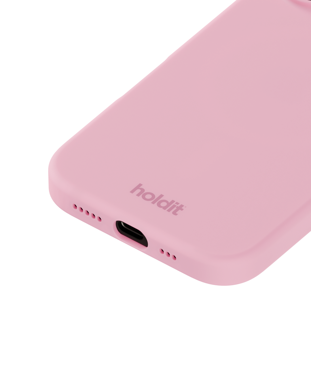 Cover in silicone per iPhone 16 Pink