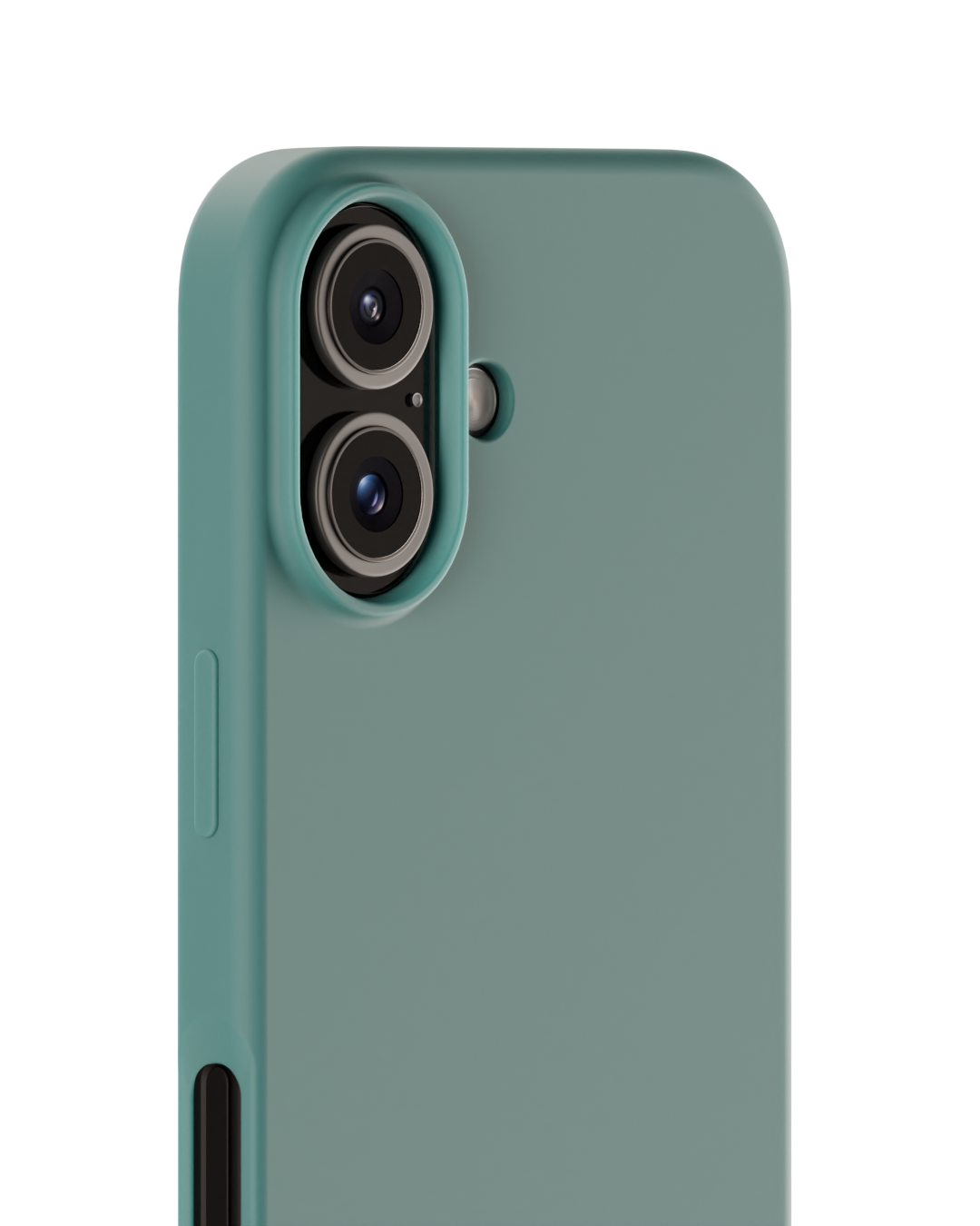 Cover in silicone per iPhone 16 Moss Green