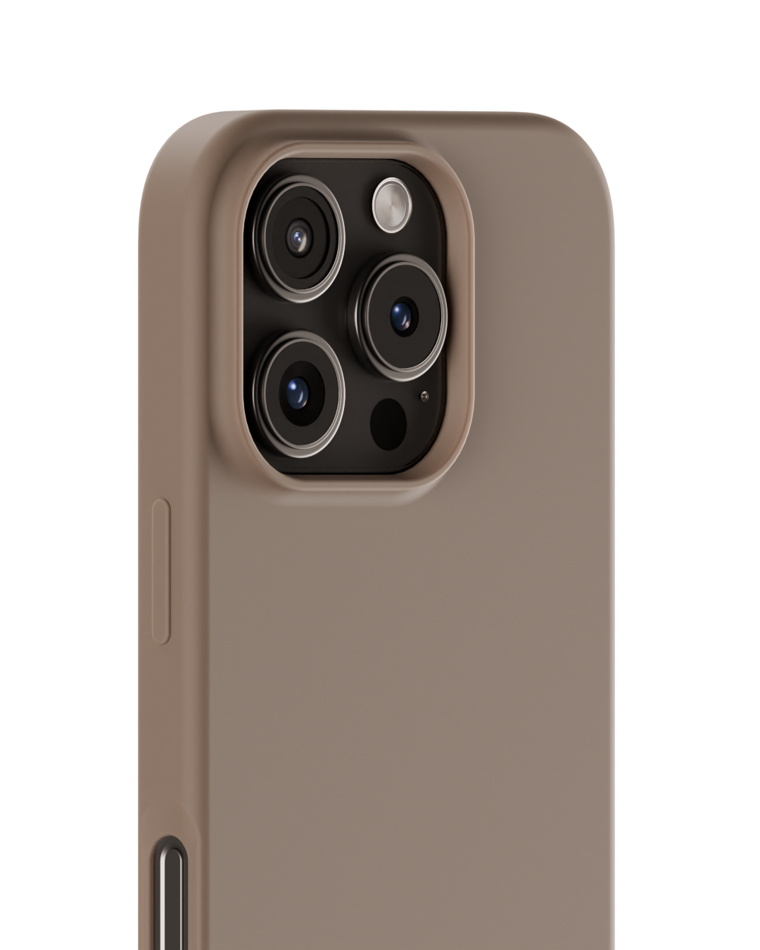 Cover in silicone per iPhone 16 Pro Mocha Brown