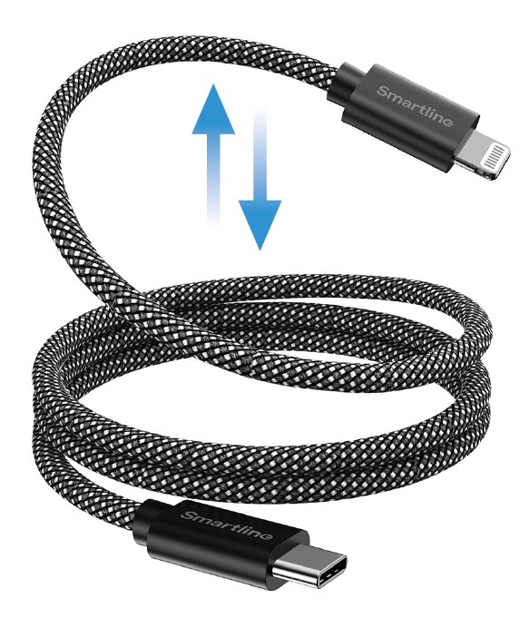 Cavo magnetico USB-C a Lightning 1m nero