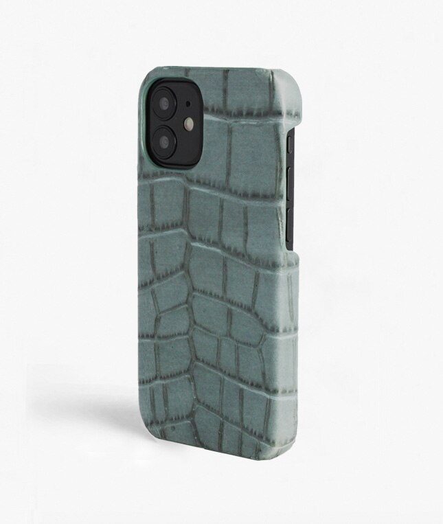 Cover iPhone 13 Mini Croco Teal