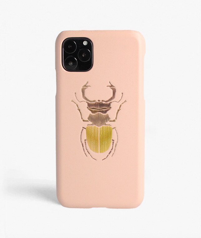 Cover iPhone 11 Pro Max Beetle Calf Dusty Pink