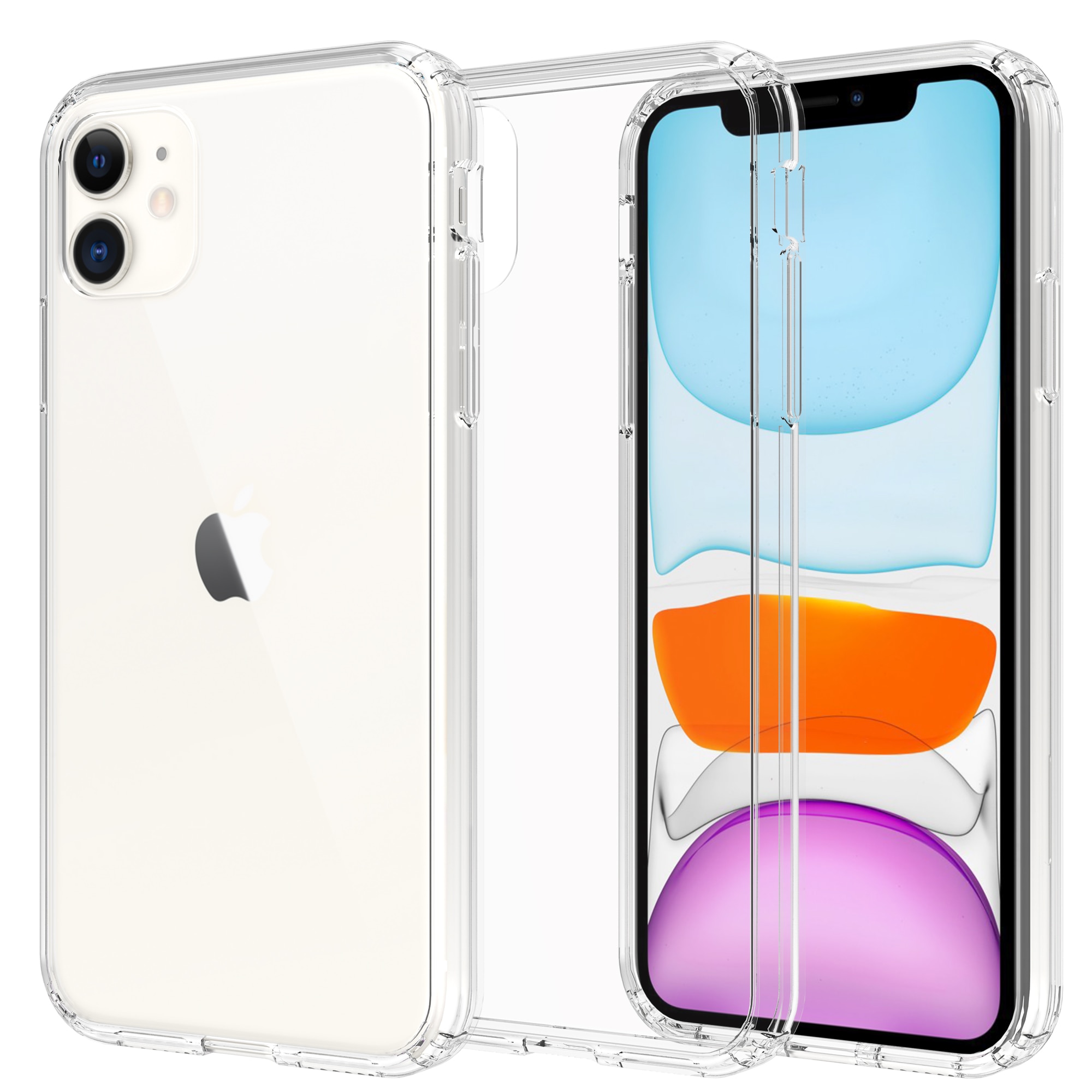 Cover ibride per iPhone 11 trasparente