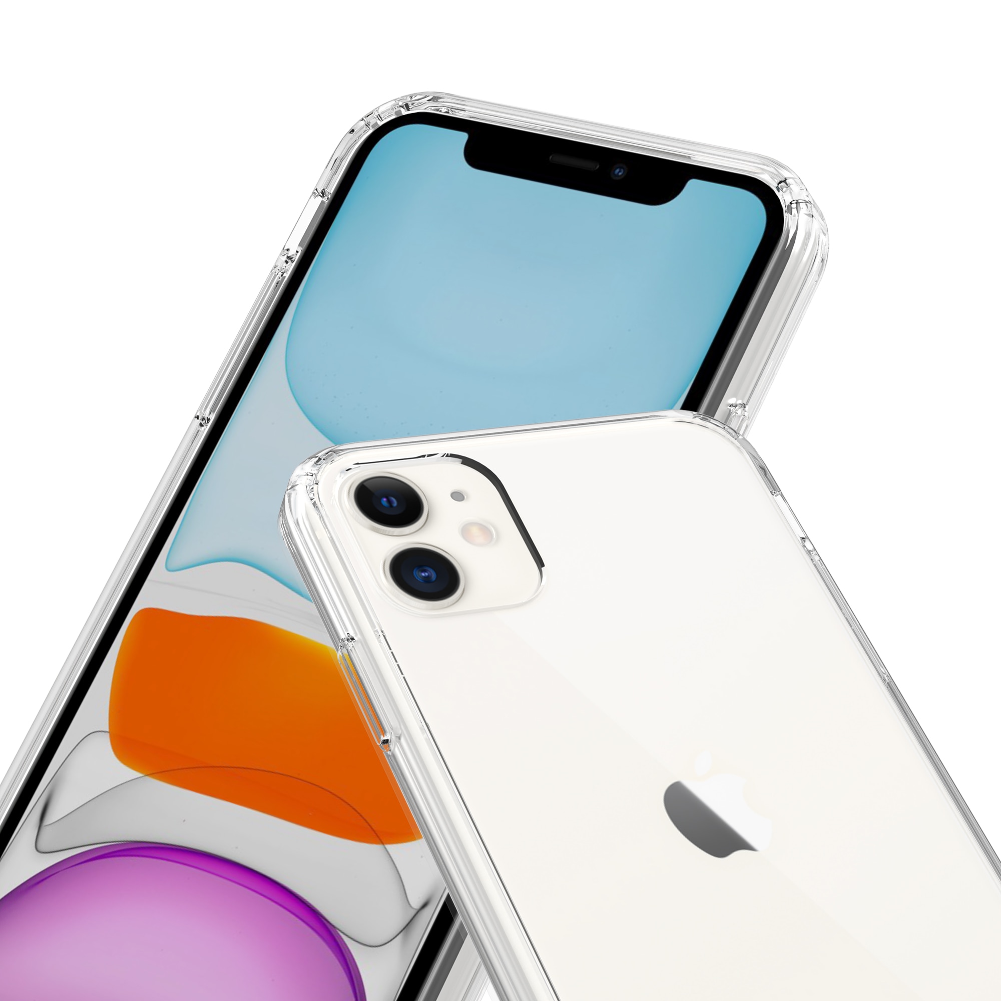 Cover ibride per iPhone 11 trasparente