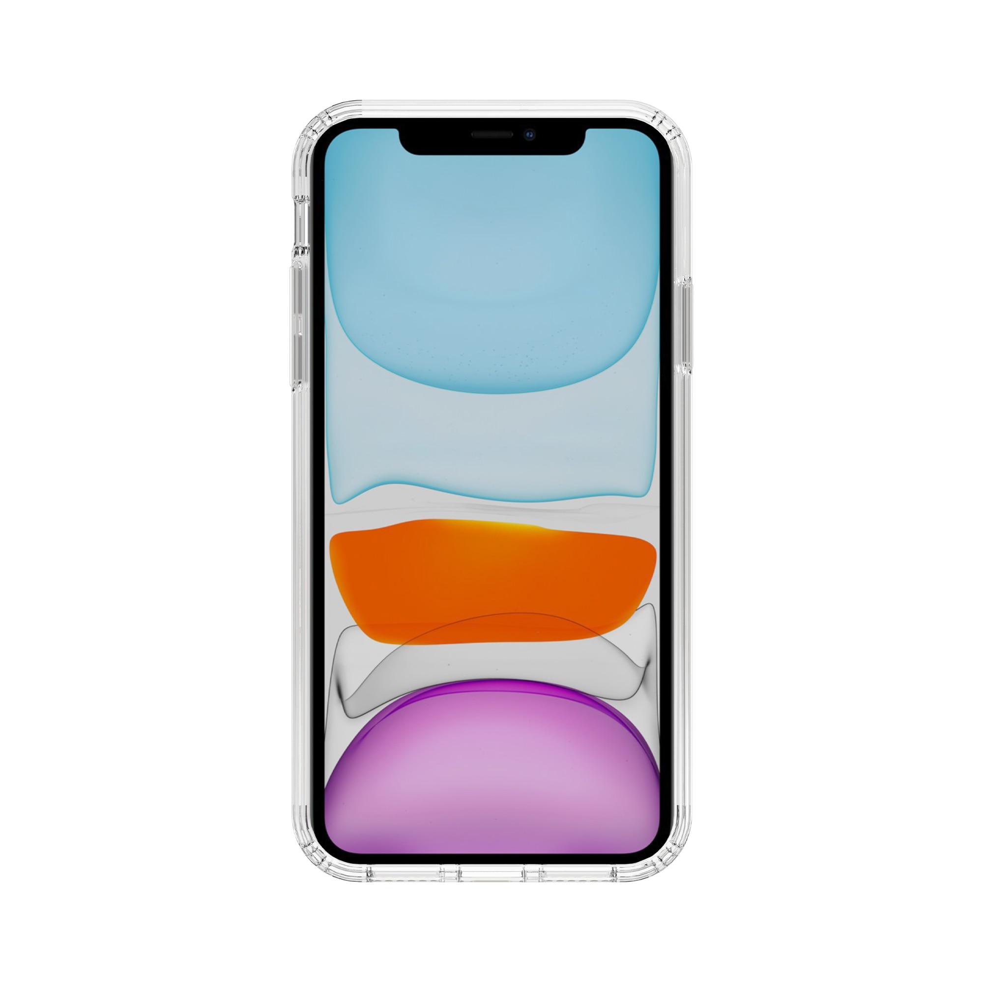 Cover ibride per iPhone 11 trasparente