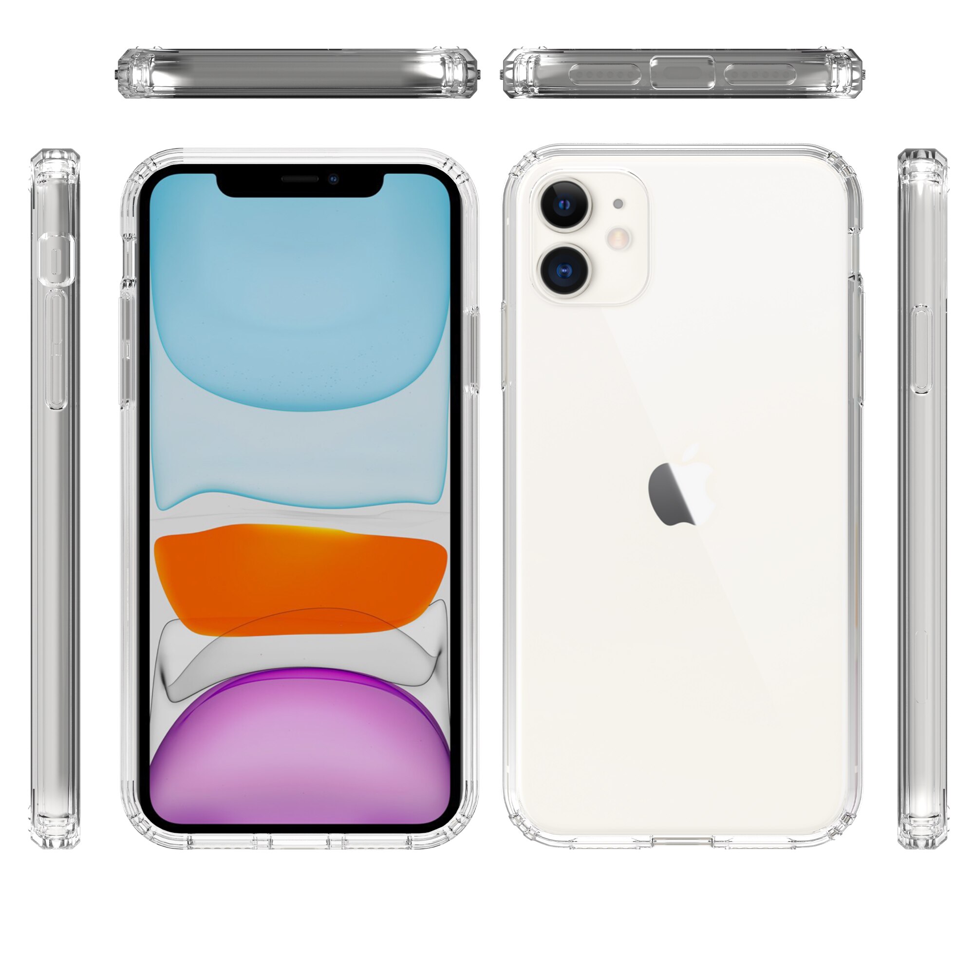 Cover ibride per iPhone 11 trasparente