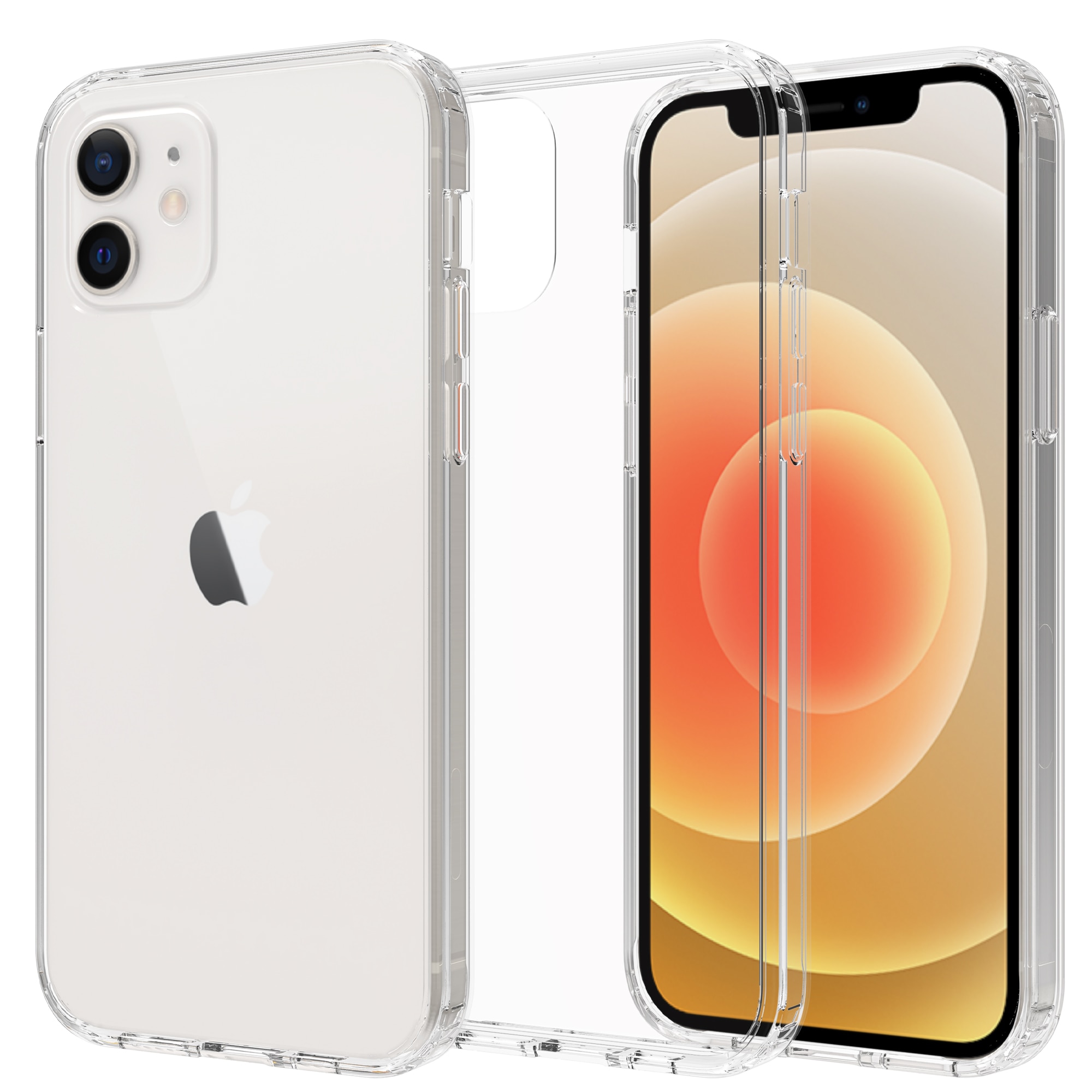 Cover ibride per iPhone 12/iPhone 12 Pro trasparente