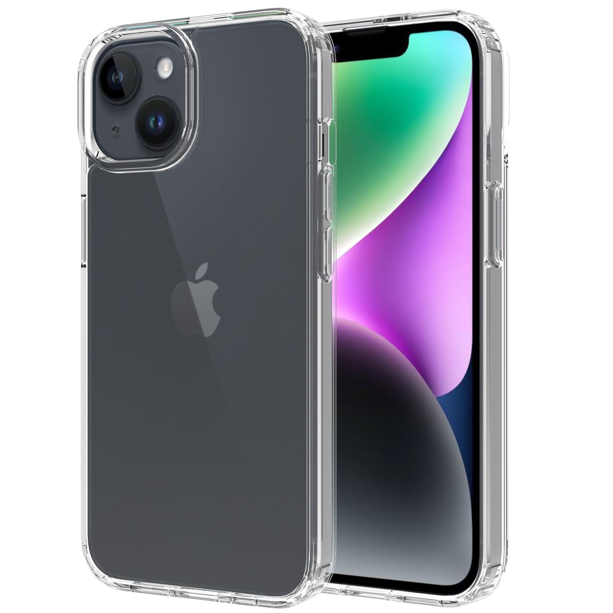 Cover ibride per iPhone 13 trasparente