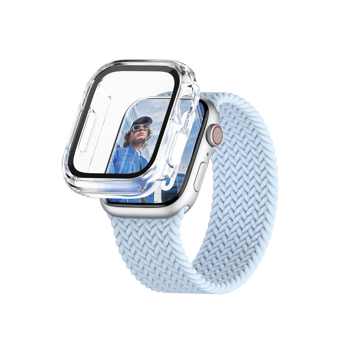 Full Body Slim Cover Apple Watch Series 10 42mm Transparent