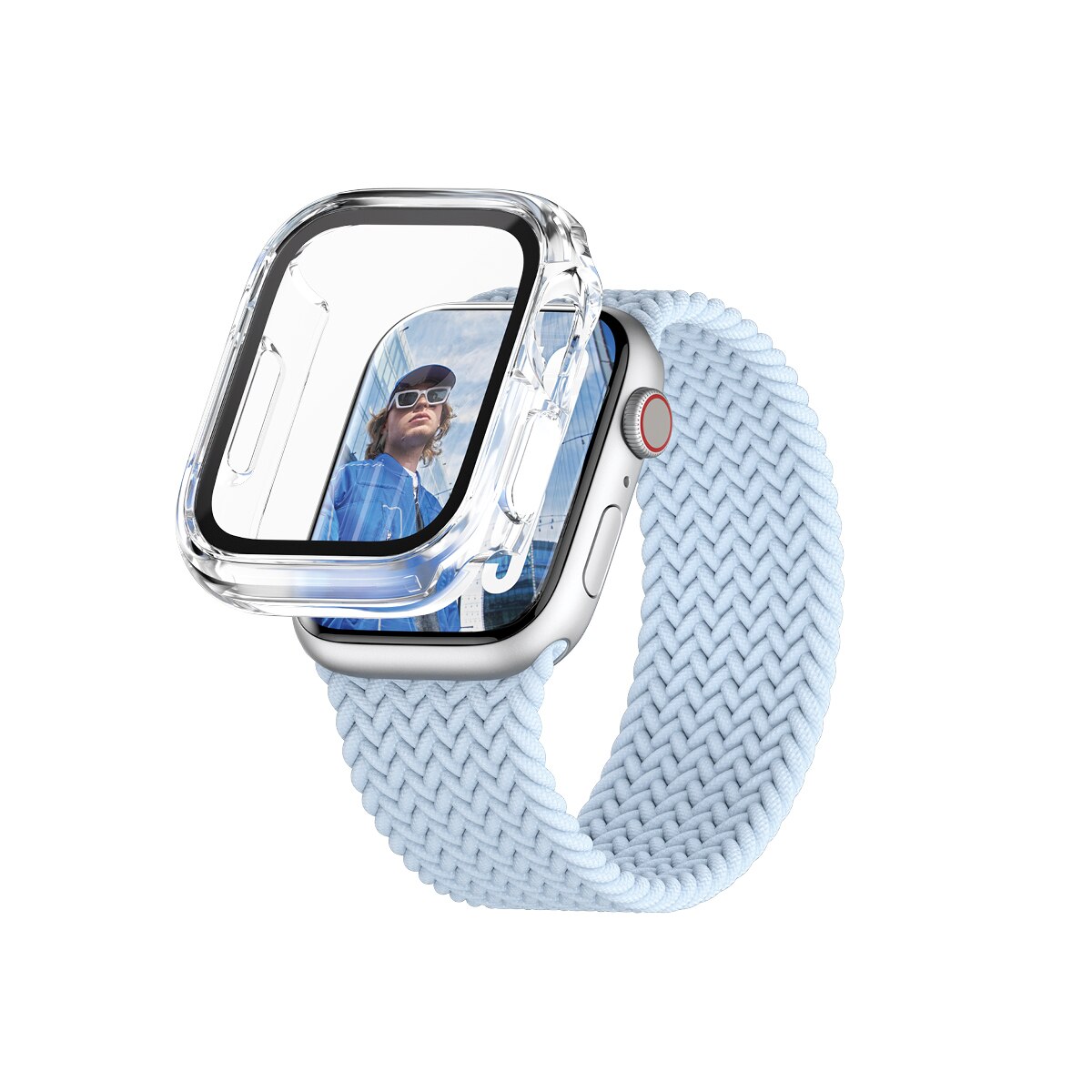 Full Body Slim Cover Apple Watch Series 10 46mm Transparent