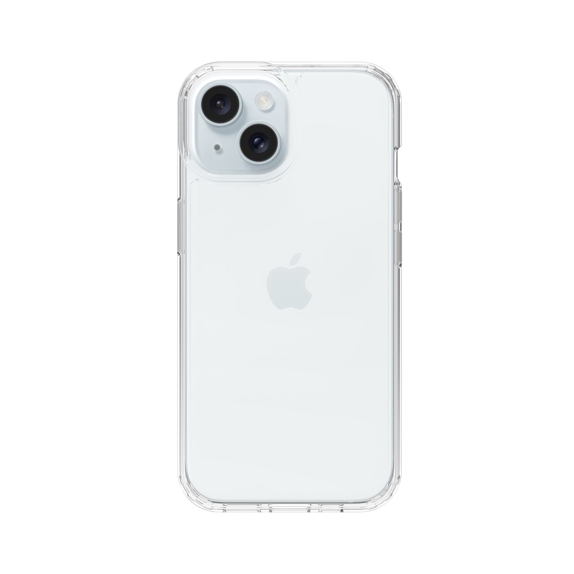 Cover ibride per iPhone 15 trasparente