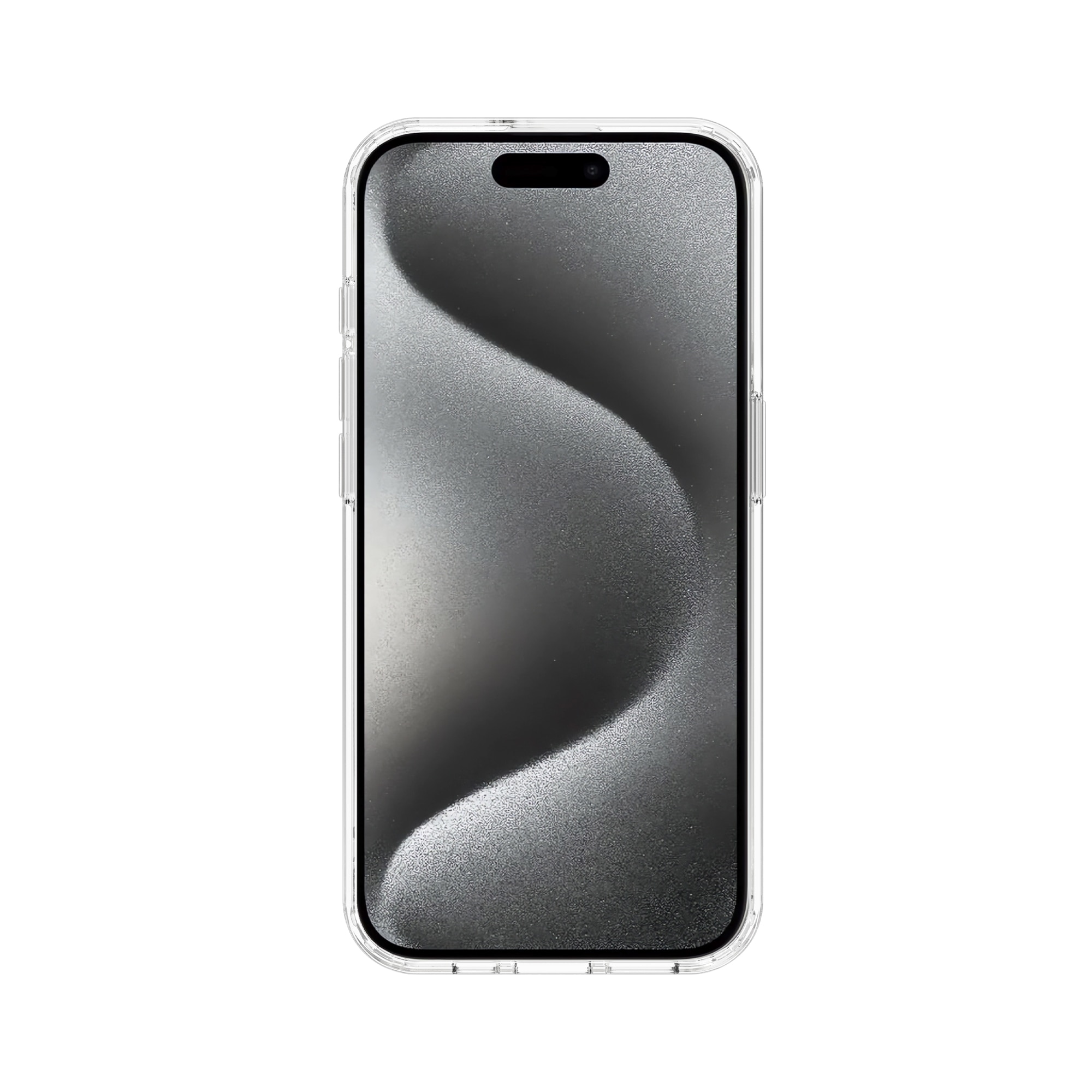 Cover ibride per iPhone 15 Pro trasparente