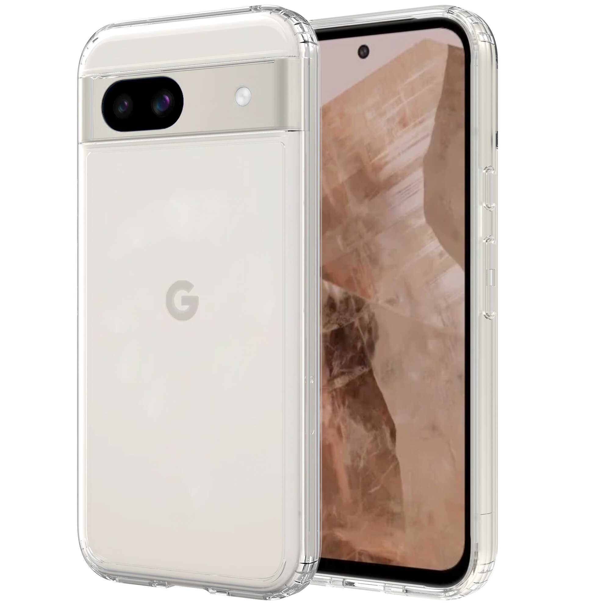 Cover Ibrido Crystal Hybrid Google Pixel 8a trasparente