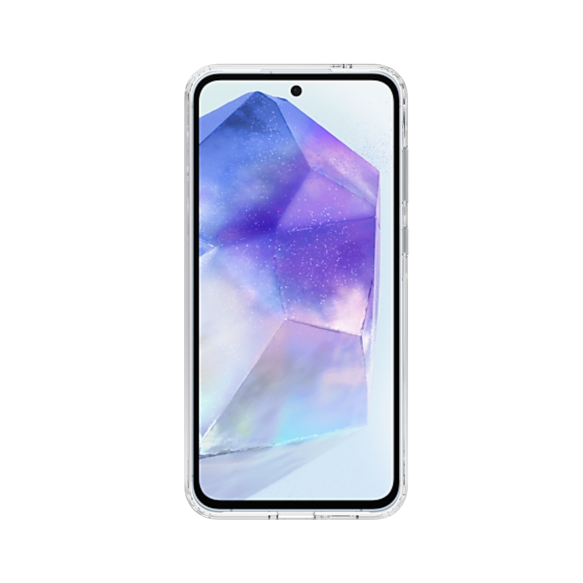 Cover ibride per Samsung Galaxy A55 trasparente