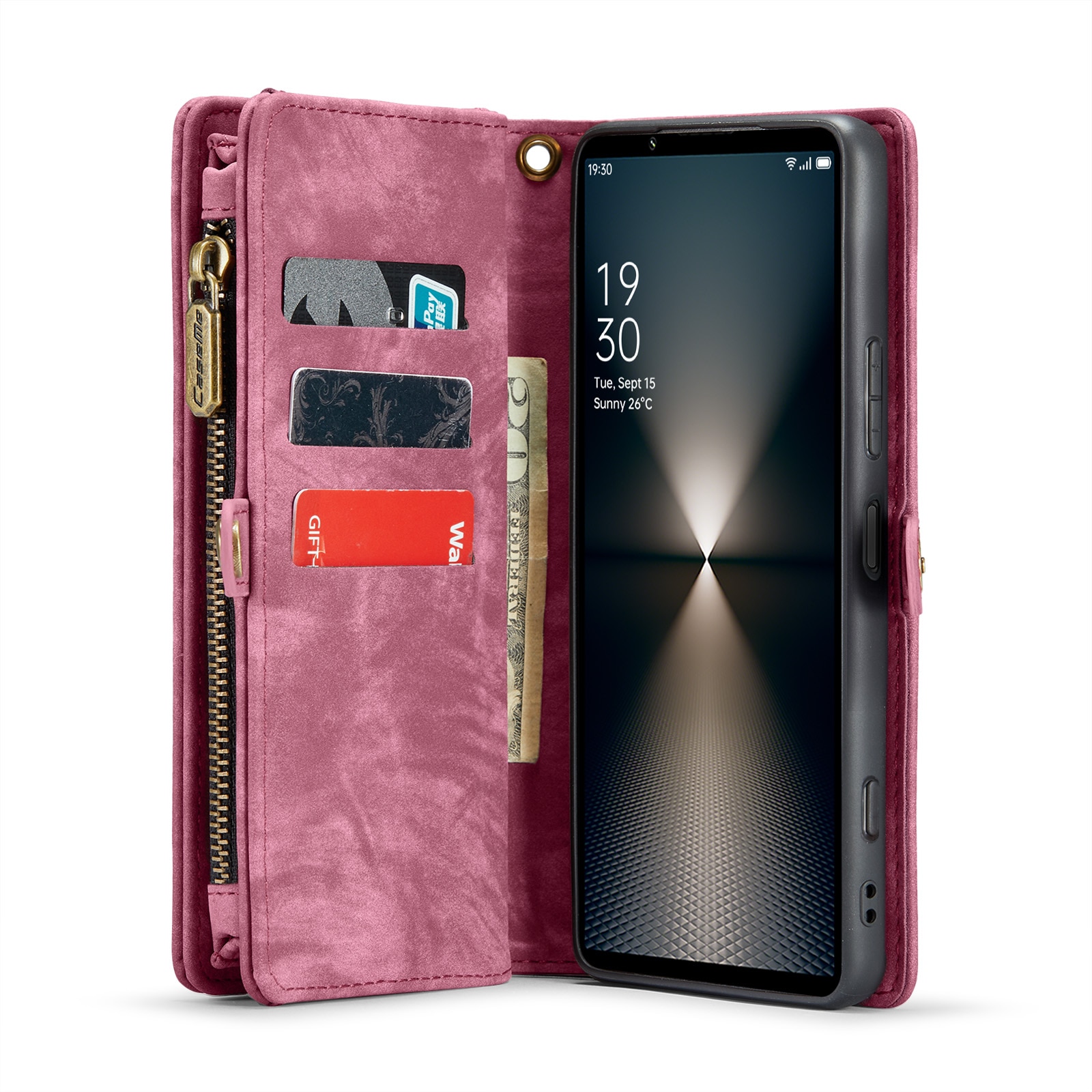 Cover portafoglio Multi-Slot Sony Xperia 10 VI rosso