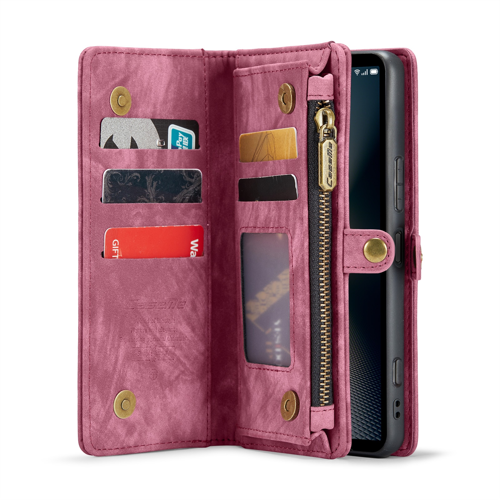 Cover portafoglio Multi-Slot Sony Xperia 10 VI rosso