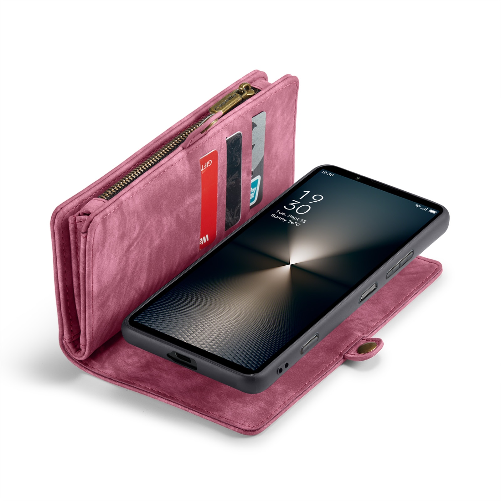 Cover portafoglio Multi-Slot Sony Xperia 10 VI rosso