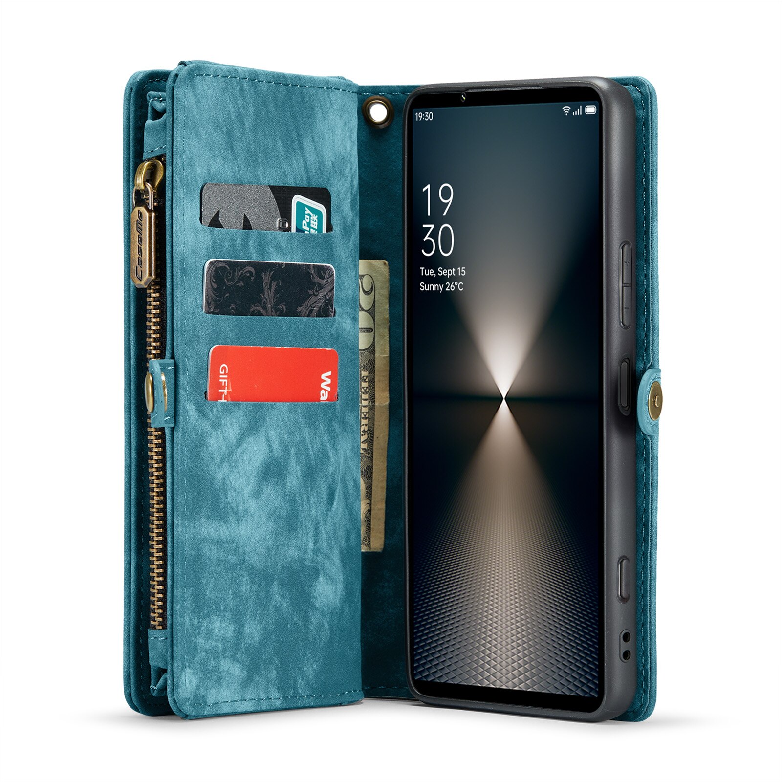 Cover portafoglio Multi-Slot Sony Xperia 10 VI blu