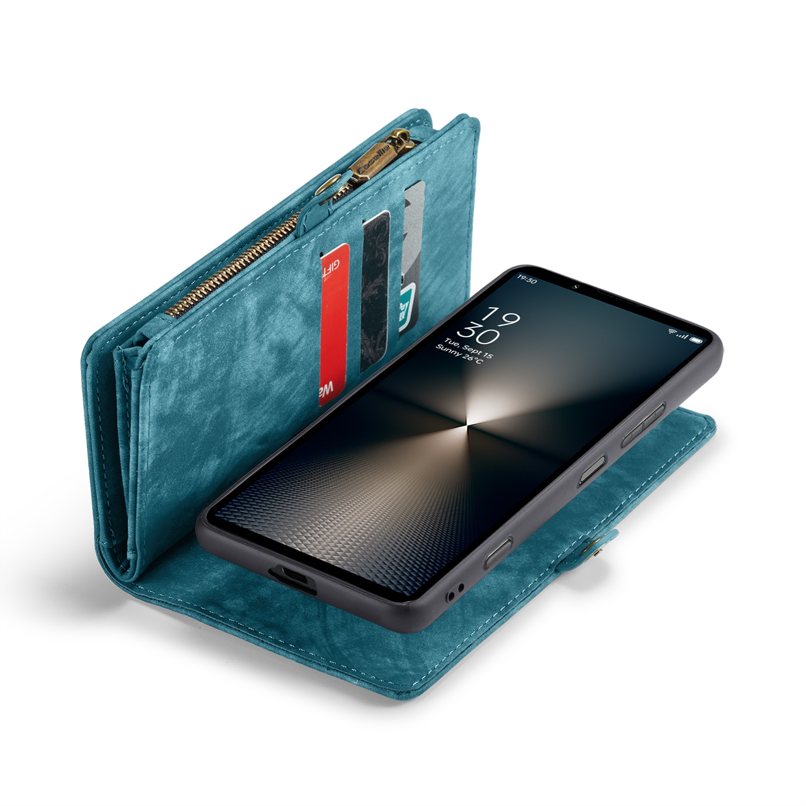 Cover portafoglio Multi-Slot Sony Xperia 10 VI blu