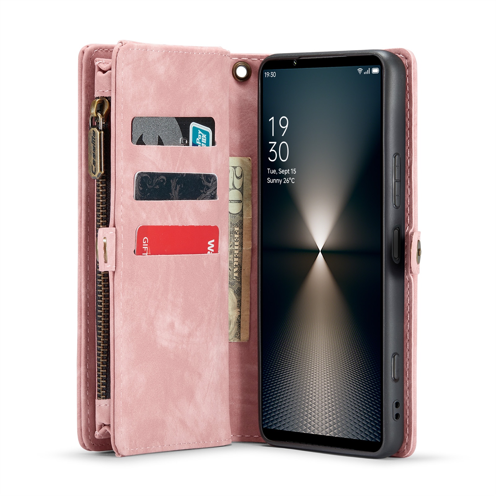 Cover portafoglio Multi-Slot Sony Xperia 10 VI rosa