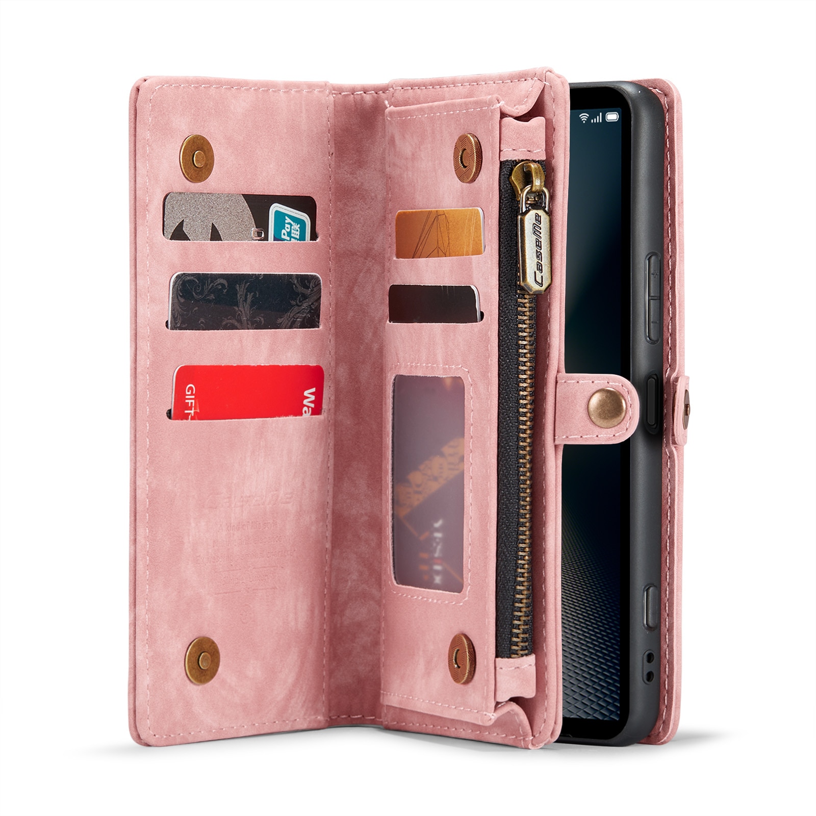 Cover portafoglio Multi-Slot Sony Xperia 10 VI rosa