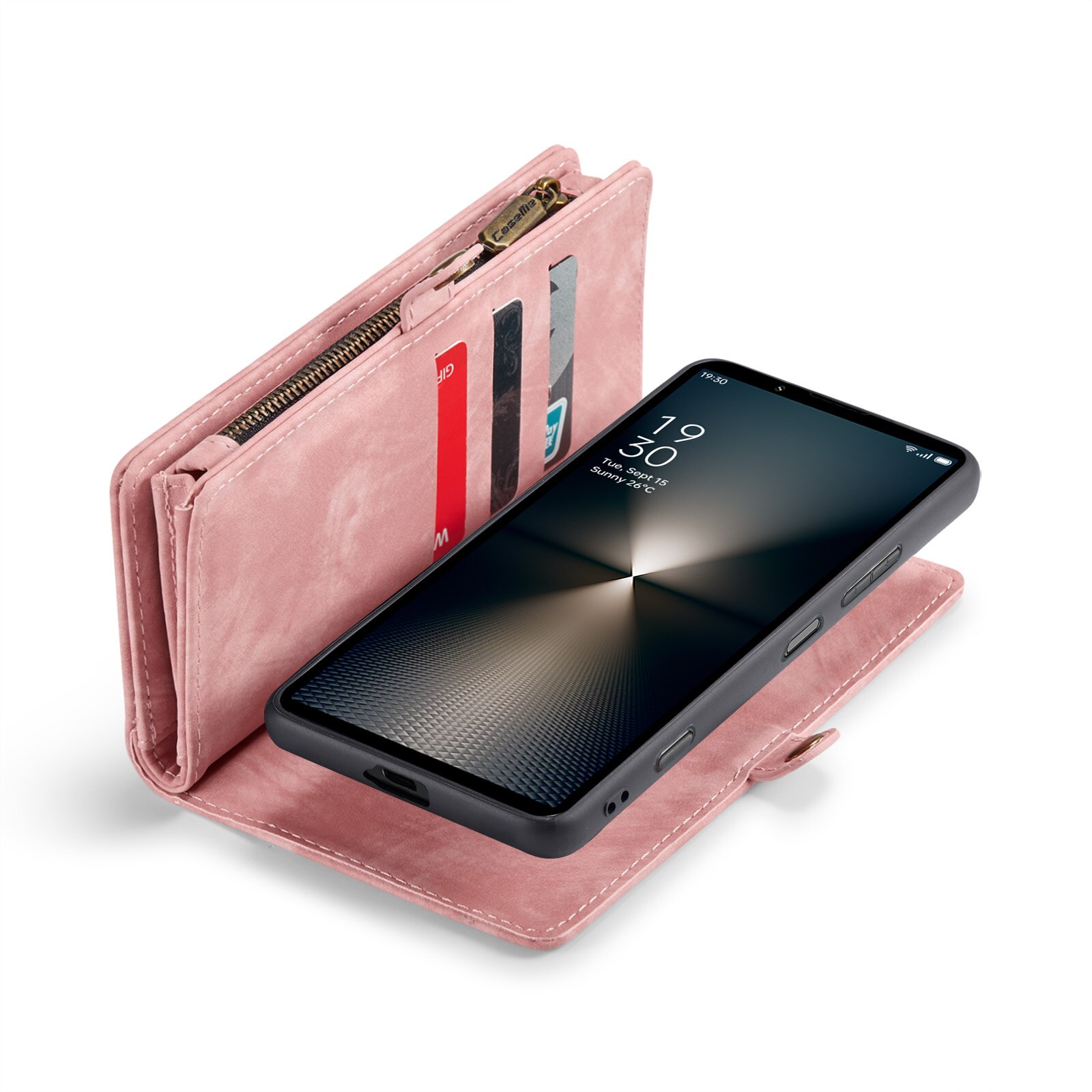 Cover portafoglio Multi-Slot Sony Xperia 10 VI rosa