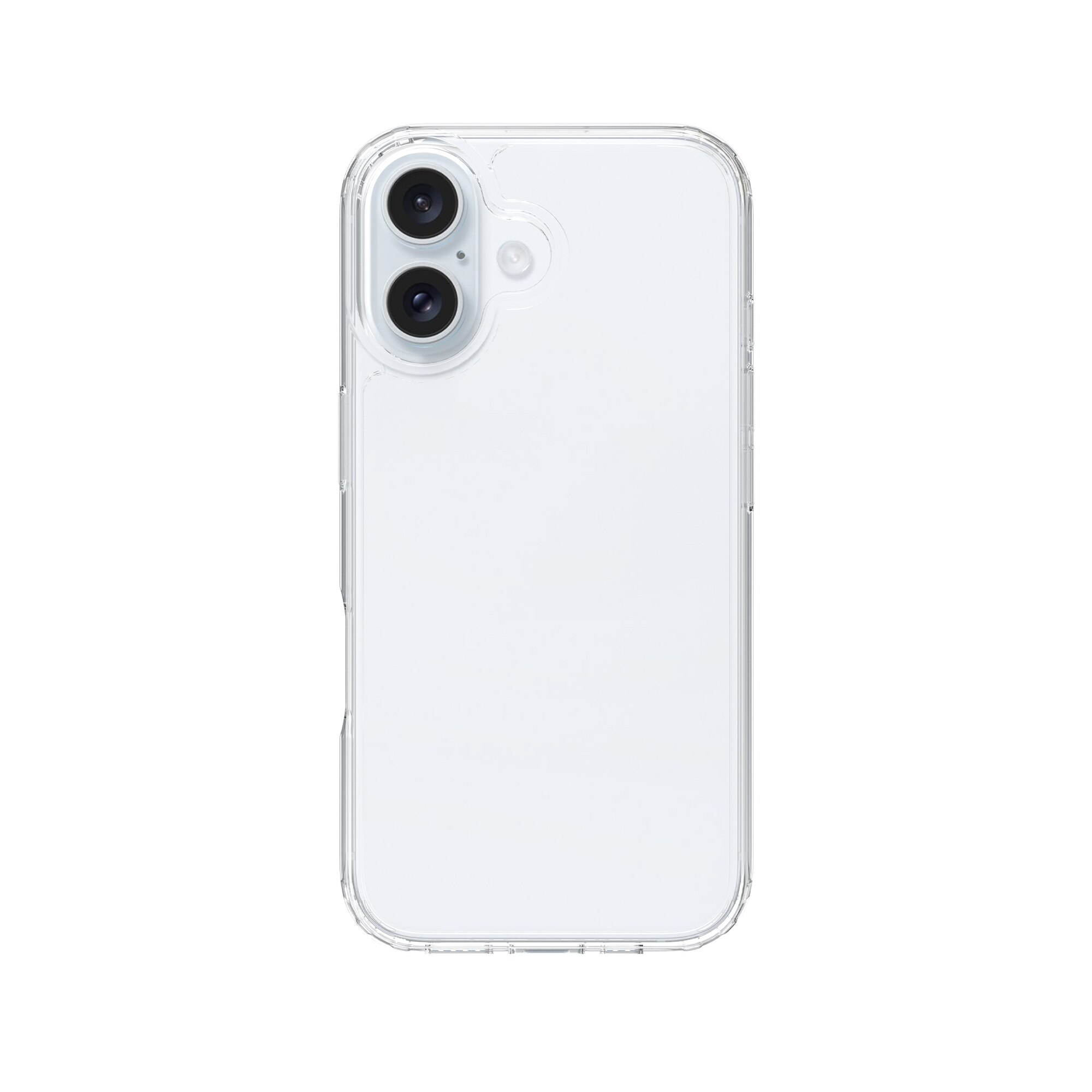 Cover ibride per iPhone 16 Plus trasparente