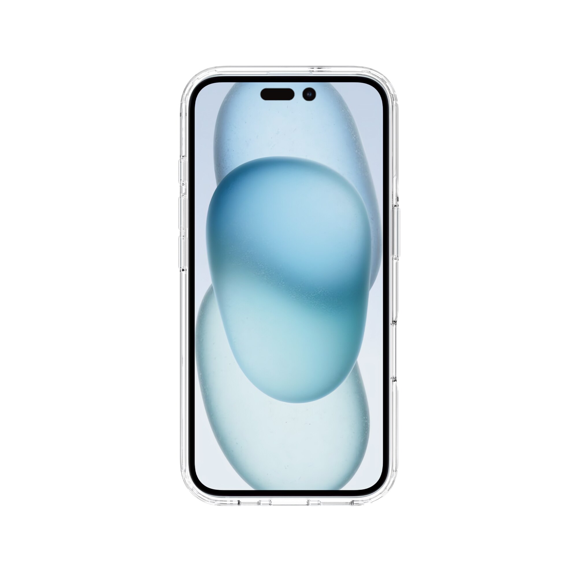 Cover ibride per iPhone 16 Plus trasparente