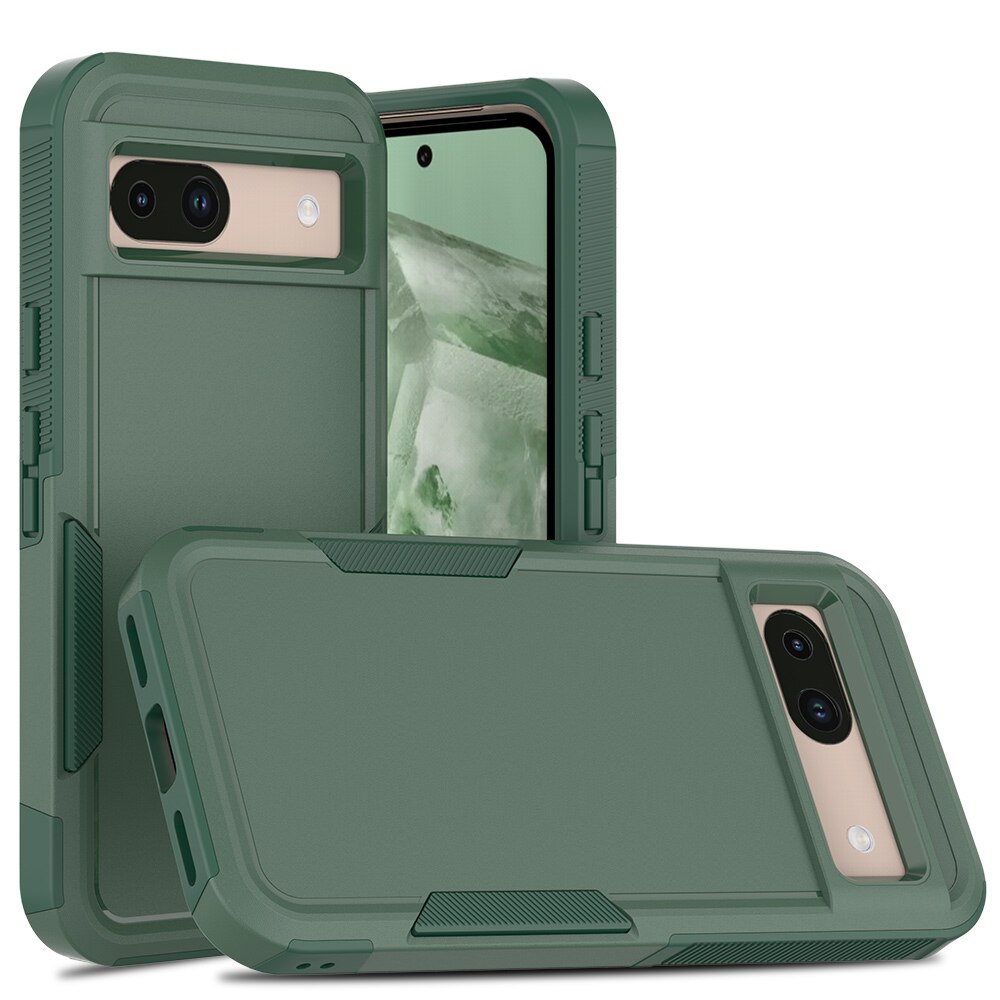 Cover ibride Off-road Google Pixel 8a, verde