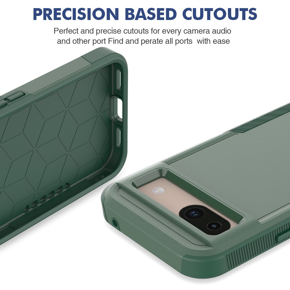 Cover ibride Off-road Google Pixel 8a, verde