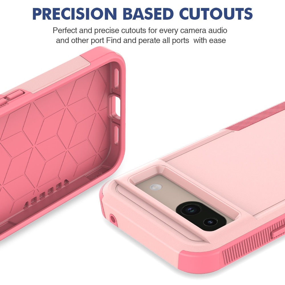 Cover ibride Off-road Google Pixel 8a, rosa