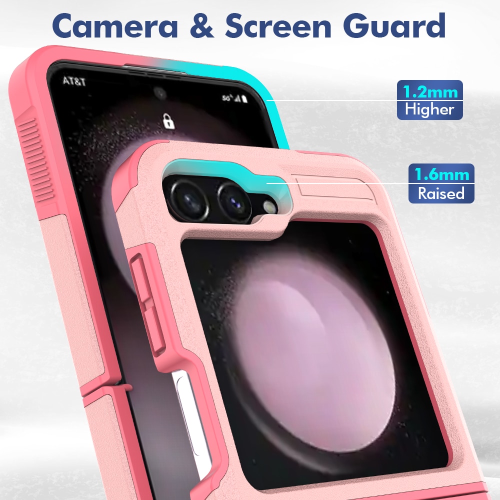 Cover ibride Off-road Samsung Galaxy Z Flip 6, rosa